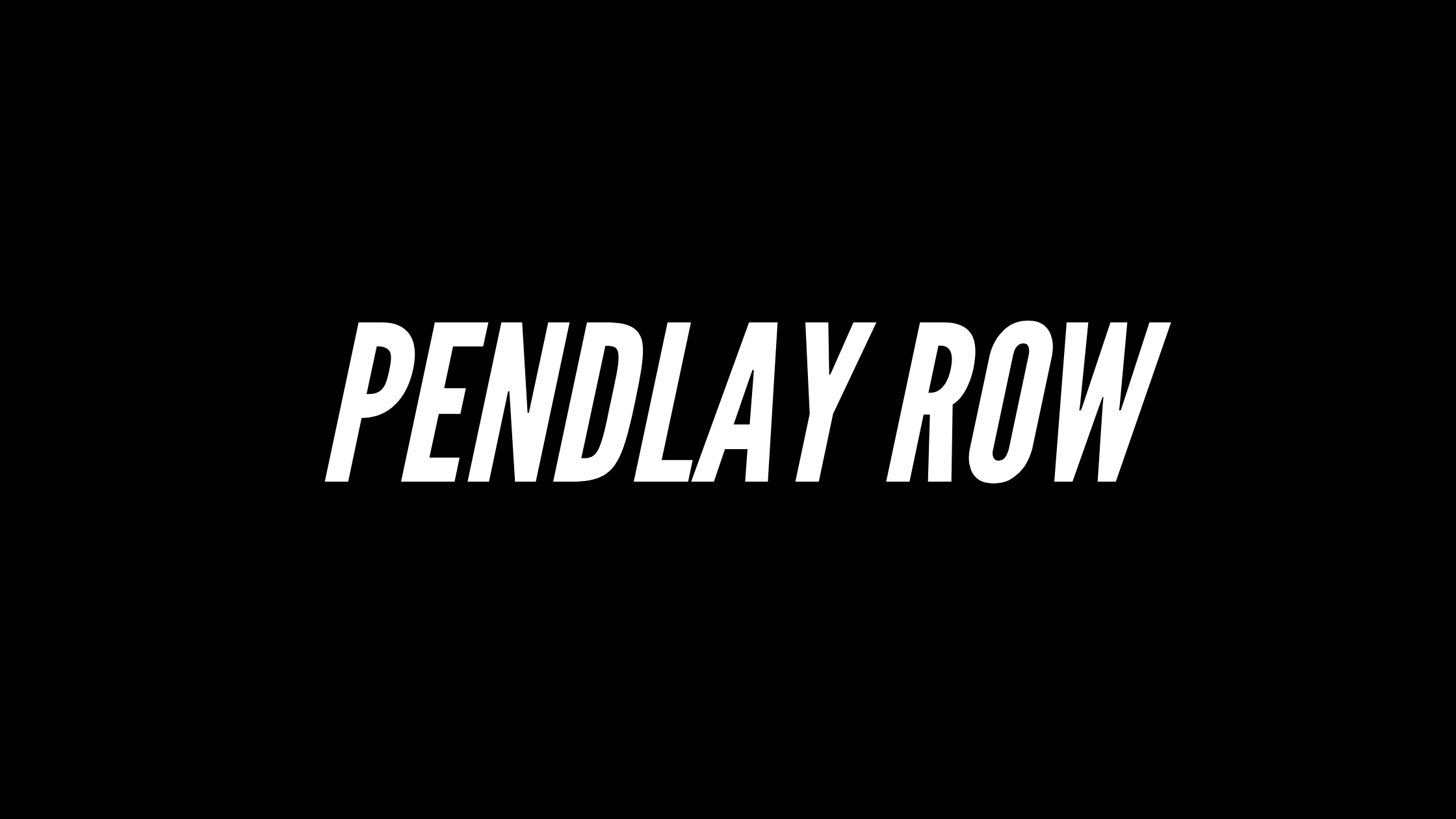 pendlay-row
