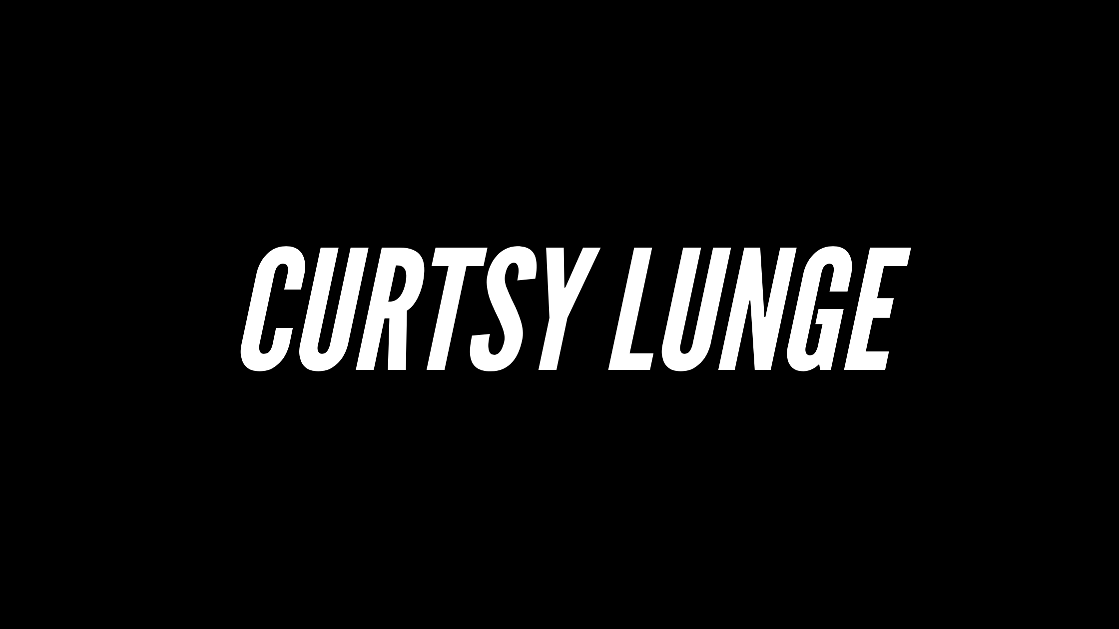 curtsy-lunge