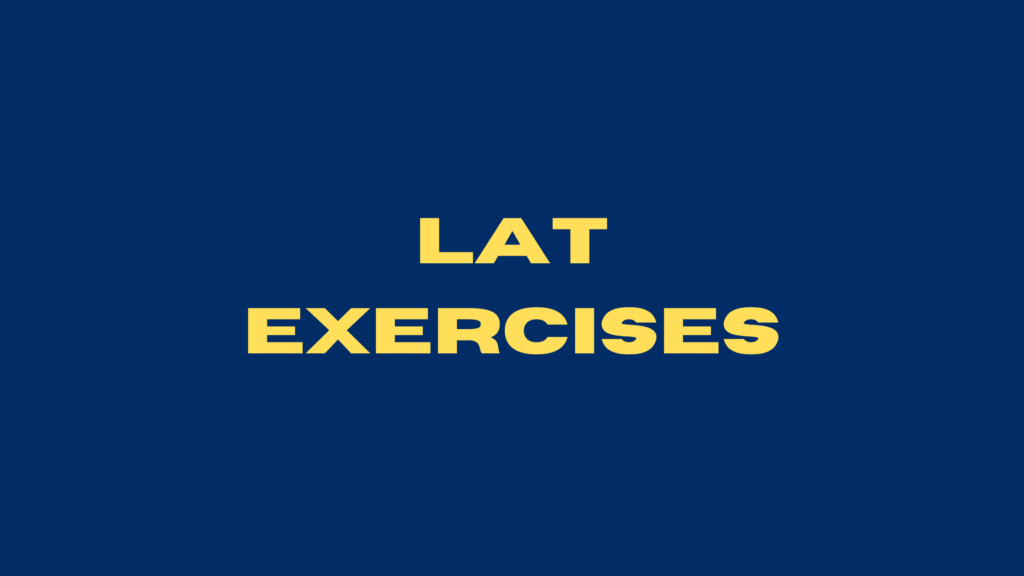 lat-exercises