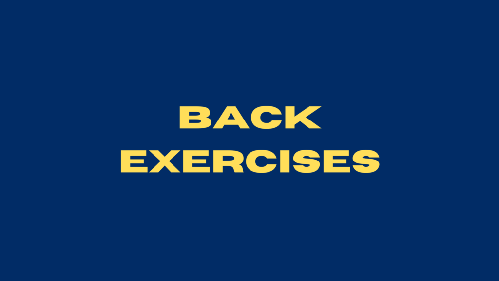 back-exercises