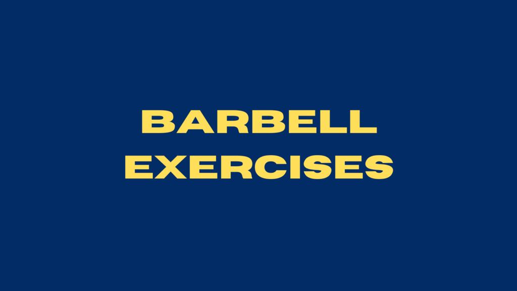 barbell-exercises